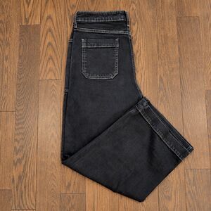 NWOT {Just Black Denim} Eve utility wide-leg jeans, 30